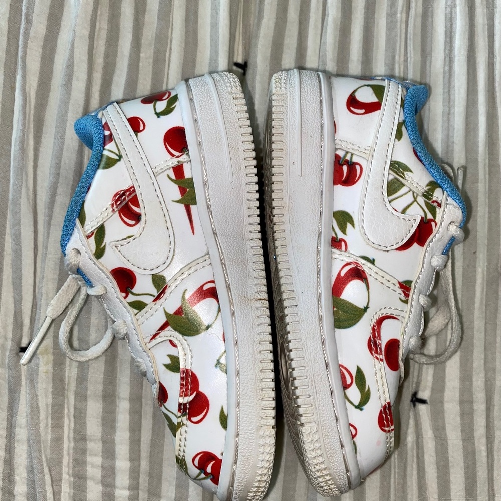 Cherry Nike Air Force Ones 🍒